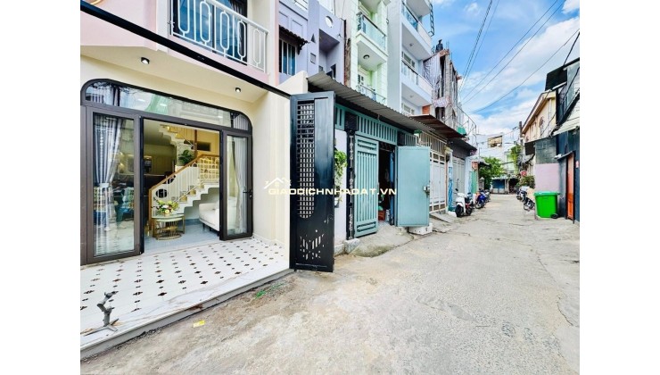 Nhà hẻm ô tô Nguyễn Văn Lượng, Gò Vấp - 3 tầng mới xây, 36m2, 3PN, tặng nội thất